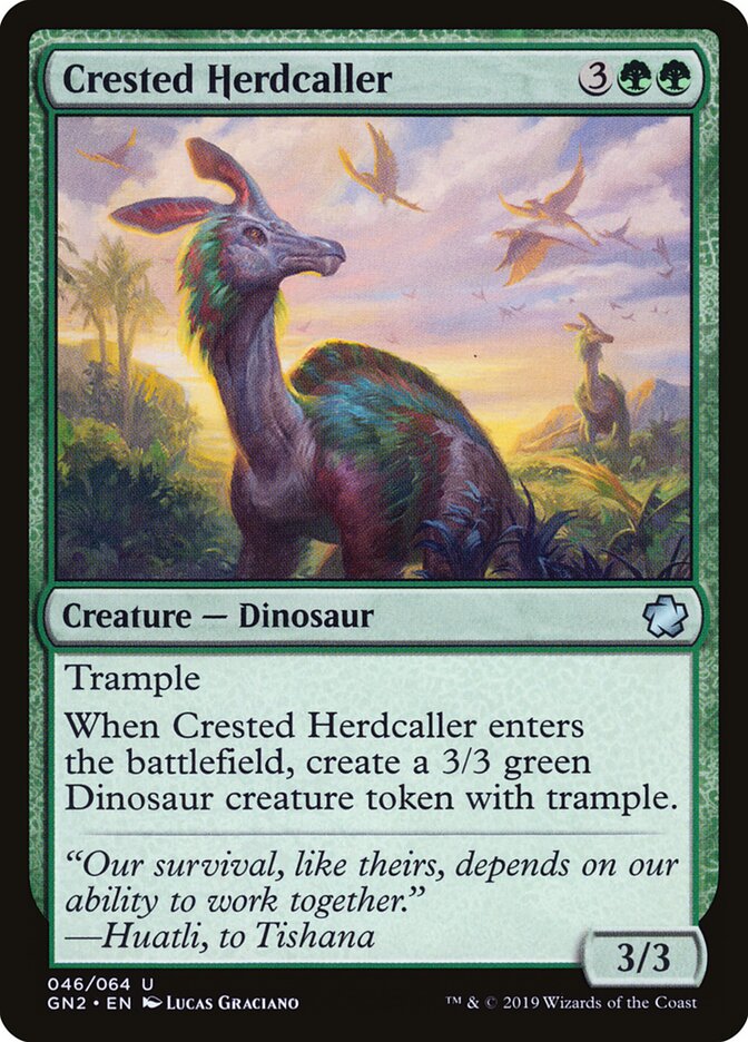 Crested Herdcaller — Game Night 2019 46/64