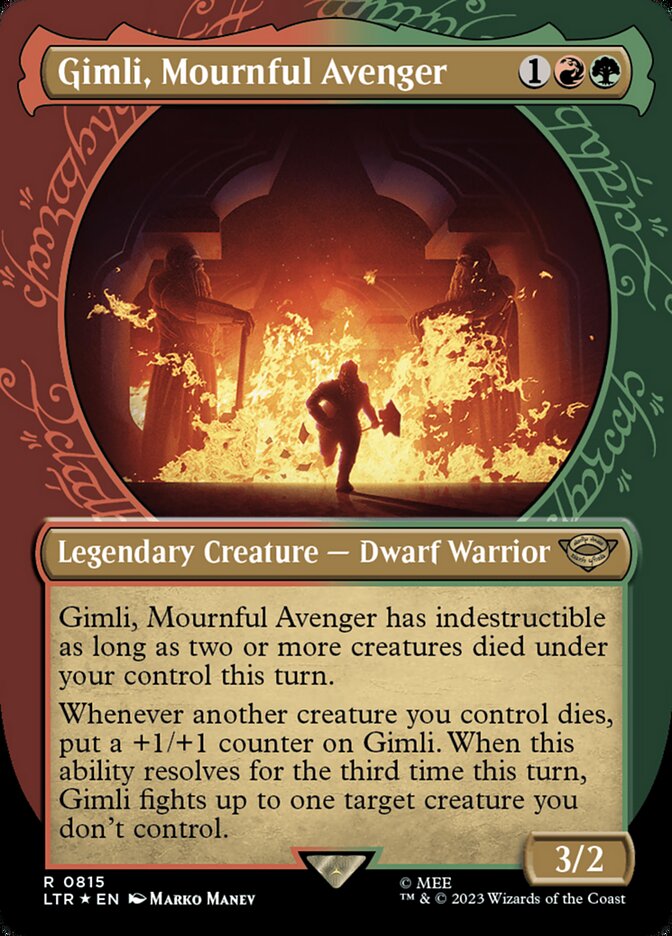 Gimli, Mournful Avenger — The Lord of the Rings: Tales of Middle-earth 815/856