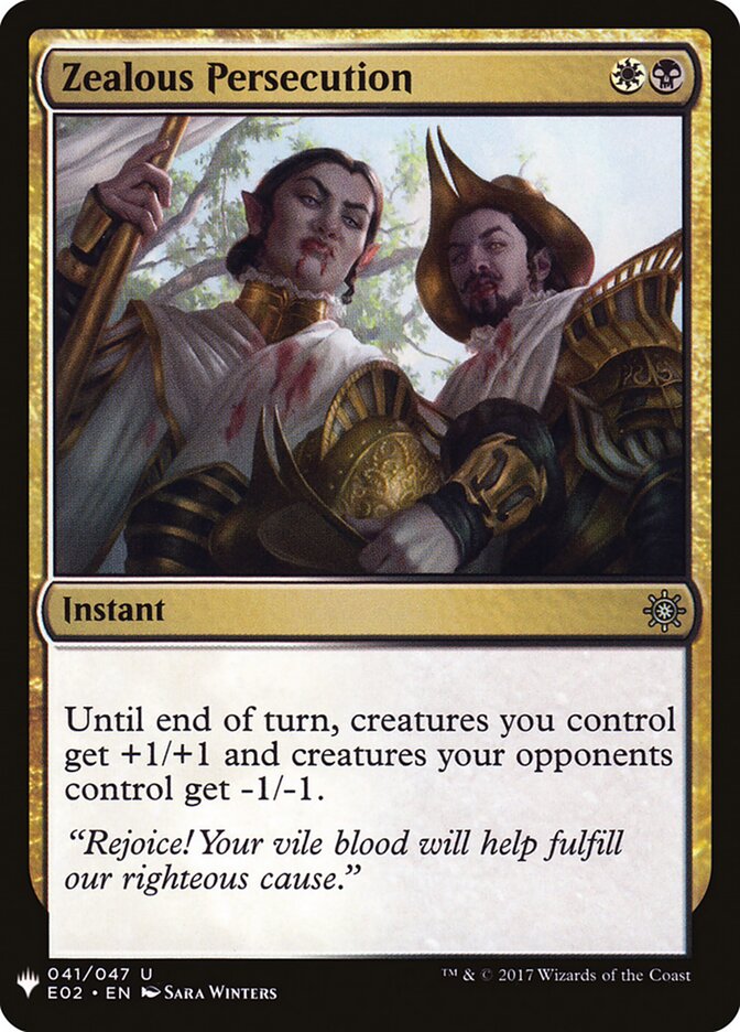 Zealous Persecution — The List E02-41/5581