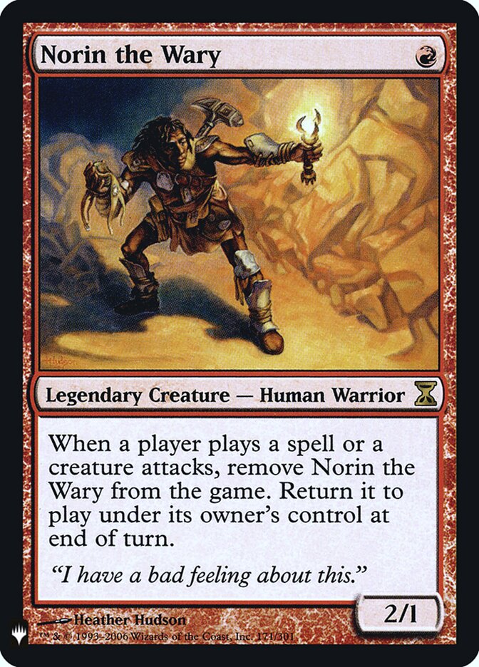 Norin the Wary — The List TSP-171/5581