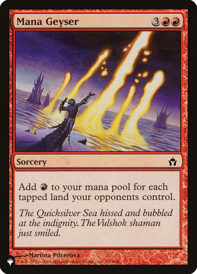 Mana Geyser — The List 5DN-75/5581