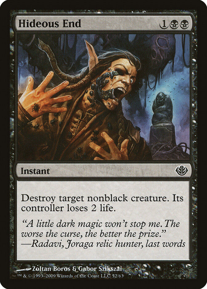 Hideous End — Duel Decks: Garruk vs. Liliana 52/63