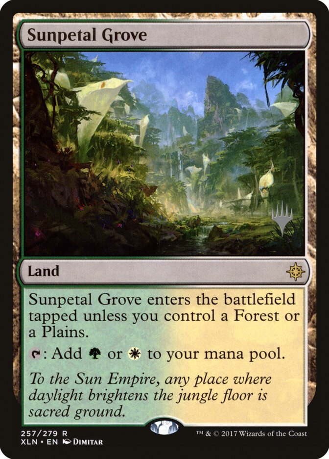Sunpetal Grove — Ixalan Promos 257p/120