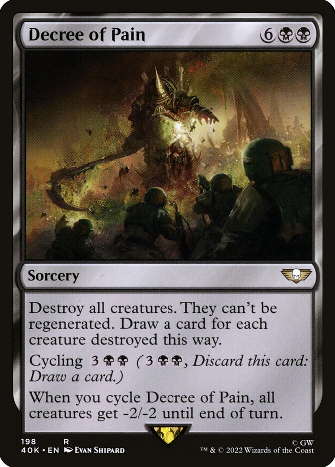 Decree of Pain — Warhammer 40,000 Commander 198/617