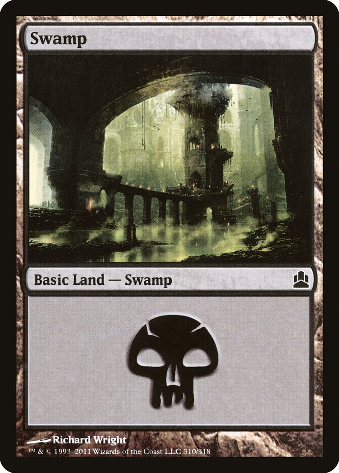 Swamp — Commander 2011 310/318
