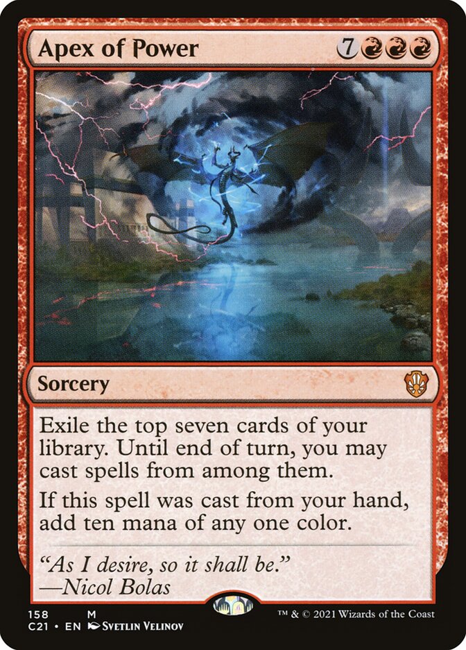 Apex of Power — Commander 2021 158/409