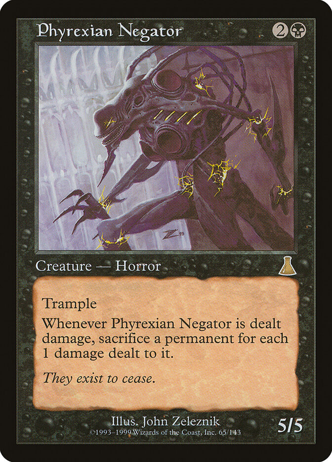 Négateur Phyrexian — Urza's Destiny 65/143
