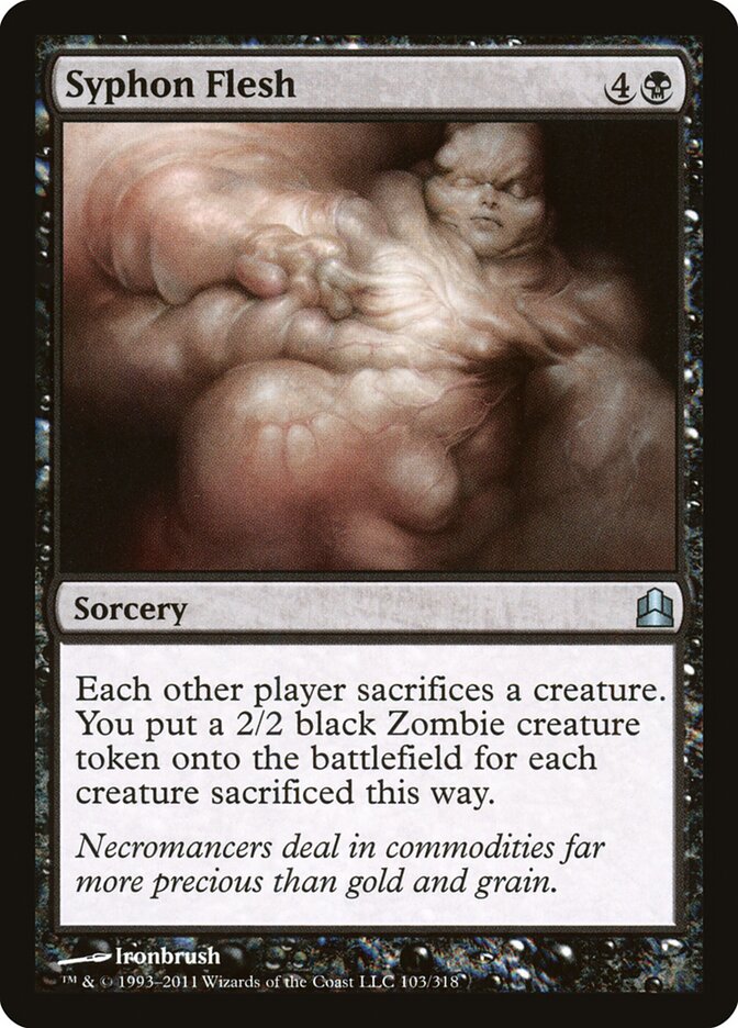 Syphon Flesh — Commander 2011 103/318