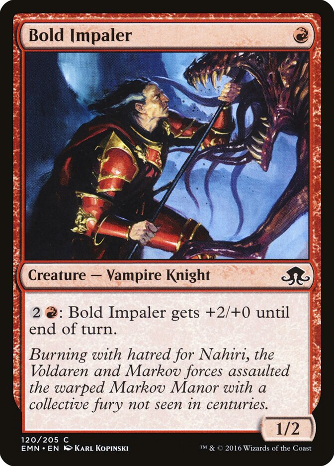 Bold Impaler — Eldritch Moon 120/208
