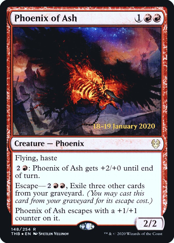 Phoenix of Ash — Theros Beyond Death Promos 148s/137
