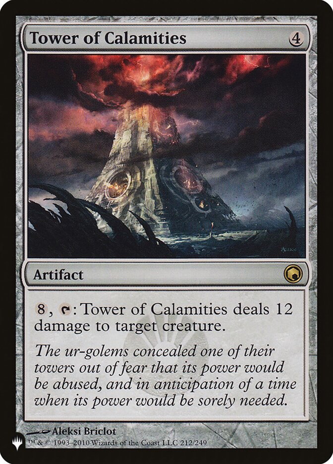 Tower of Calamities — The List SOM-212/5581