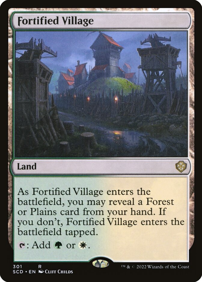 Fortified Village — Starter Commander Decks 301/352