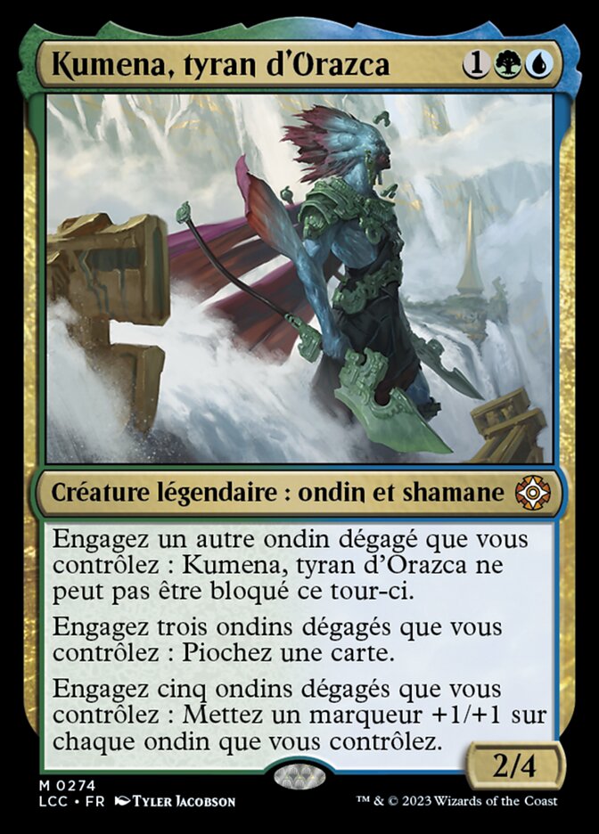Kumena, tyran d'Orazca — The Lost Caverns of Ixalan Commander 274/370