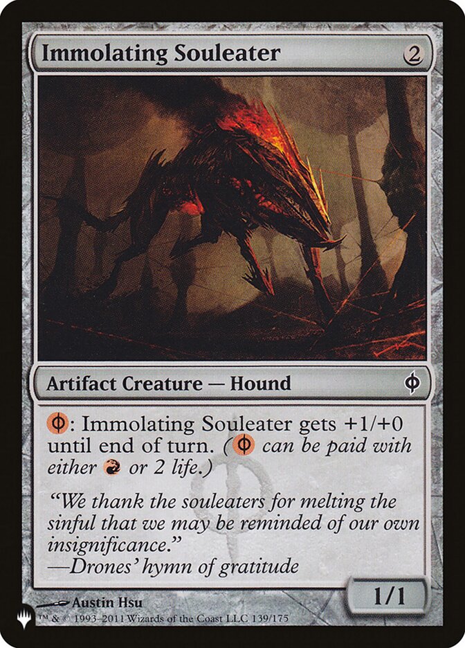 Immolating Souleater — The List NPH-139/5581