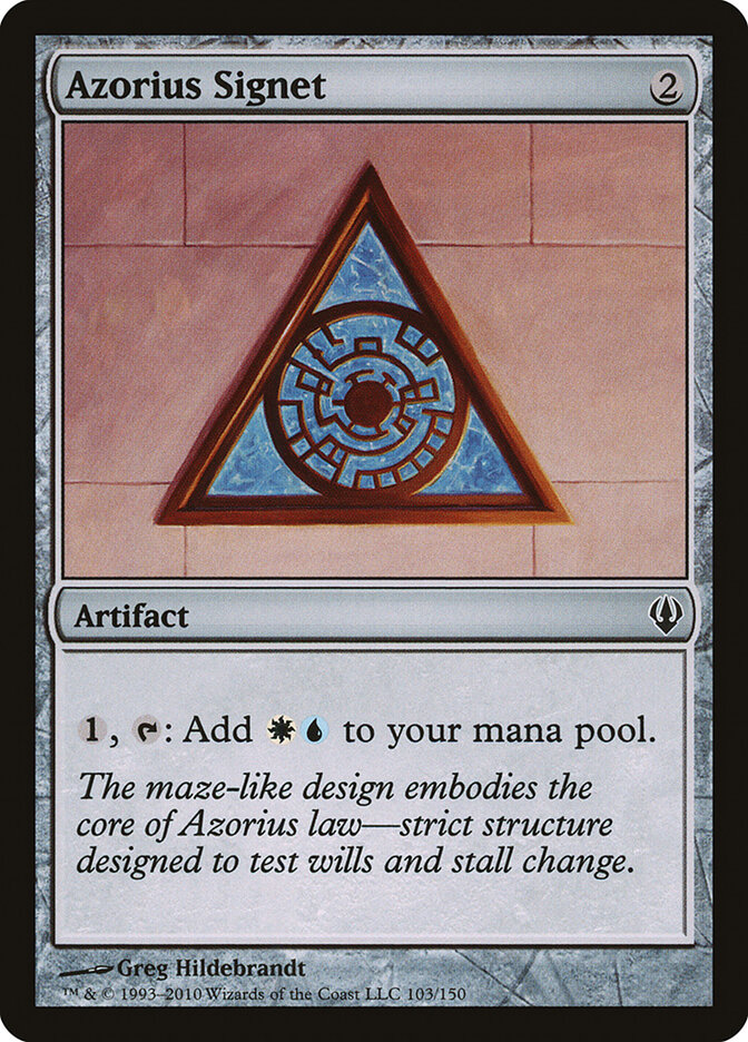 Azorius Signet — Archenemy 103/150