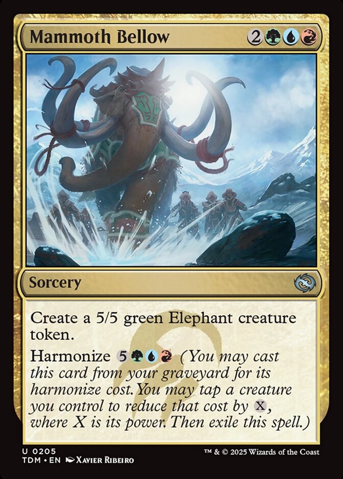 Mammoth Bellow — Tarkir: Dragonstorm 205/427
