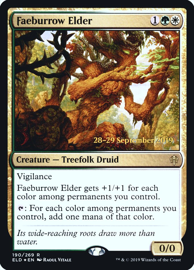 Faeburrow Elder — Throne of Eldraine Promos 190s/138
