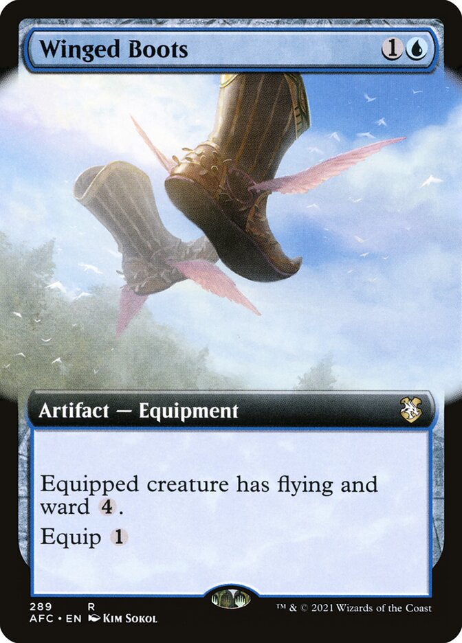 Winged Boots — Forgotten Realms Commander 289/331