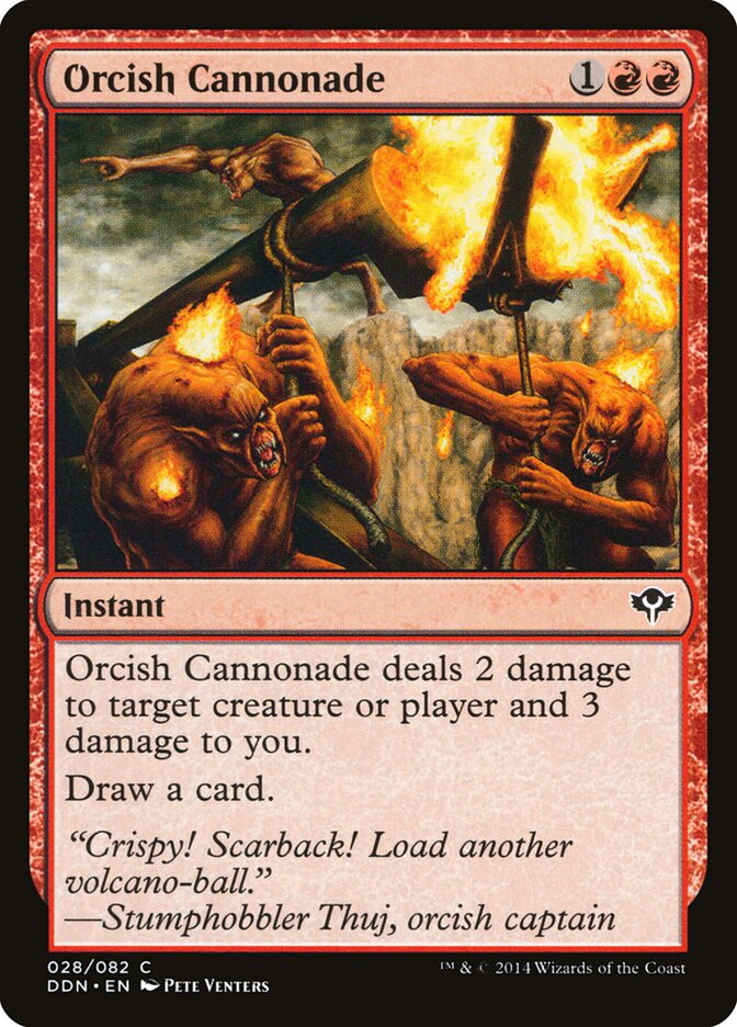 Orcish Cannonade — Duel Decks: Speed vs. Cunning 28/82