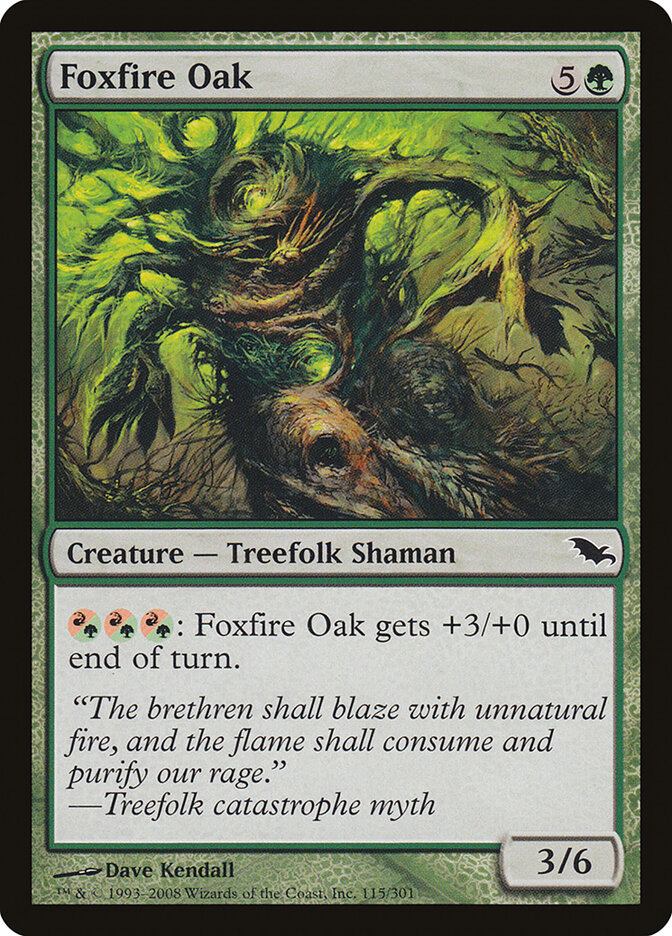Foxfire Oak — Shadowmoor 115/302