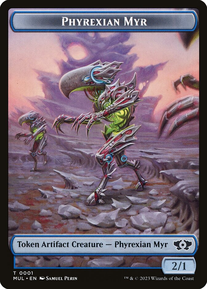 Phyrexian Myr — Multiverse Legends Tokens 1/2