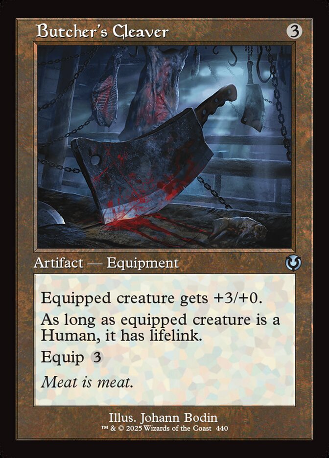 Butcher's Cleaver — Innistrad Remastered 440/495