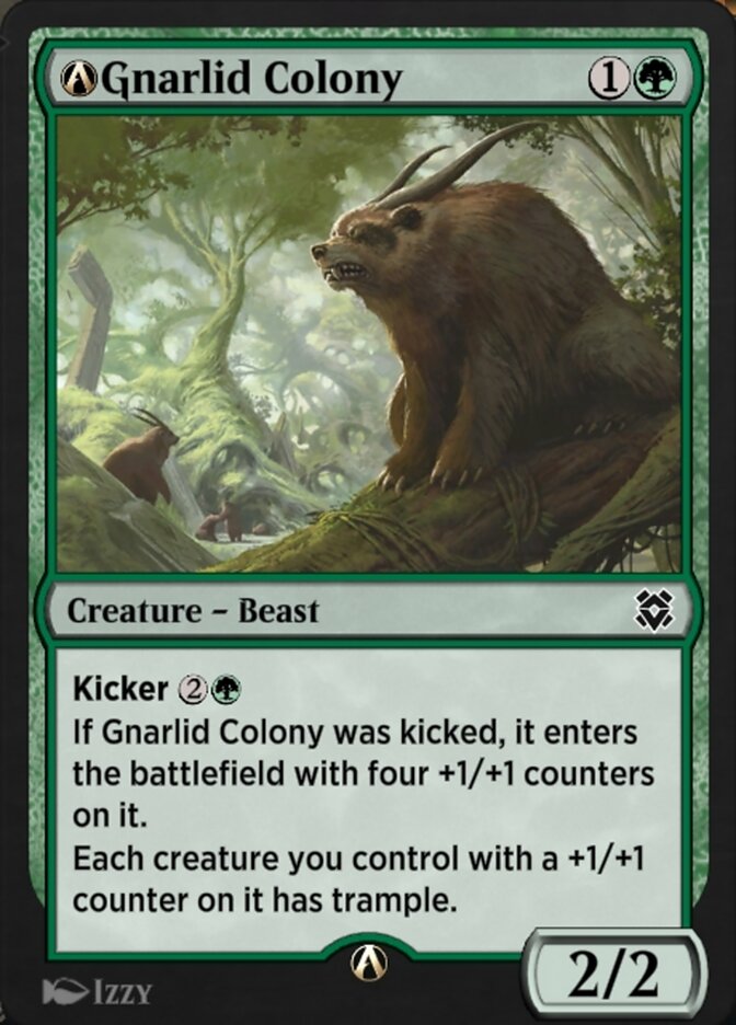 A-Gnarlid Colony — Zendikar Rising A-185/406