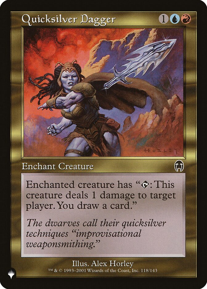 Quicksilver Dagger — The List APC-118/5581