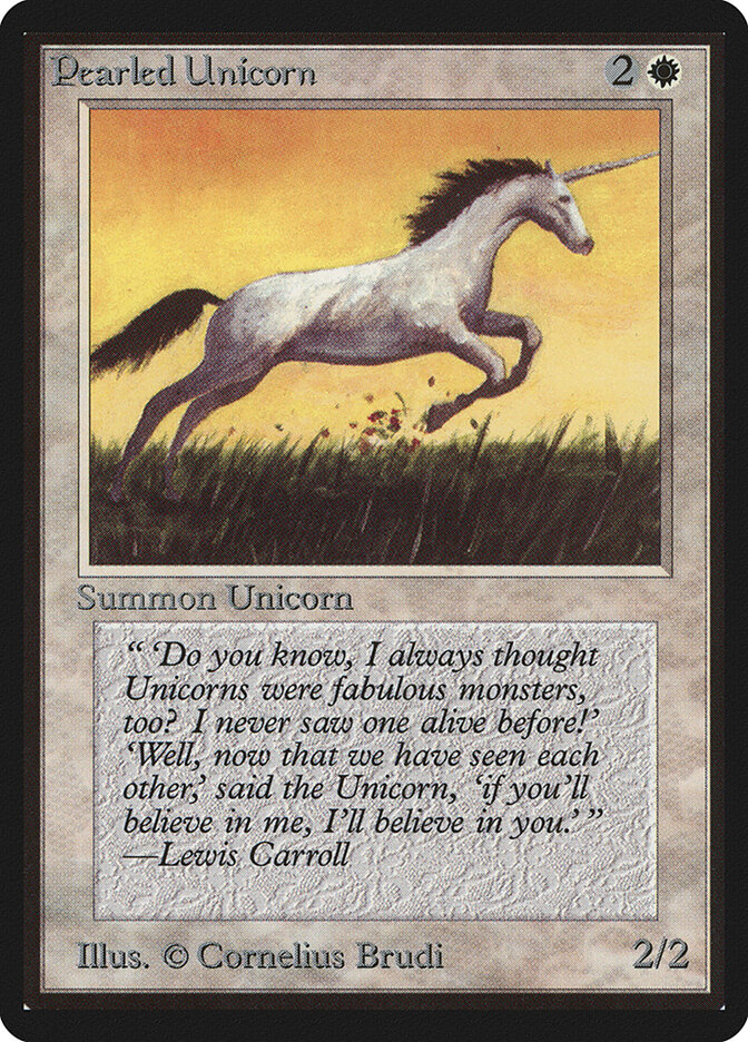 Pearled Unicorn — Limited Edition Beta 31/302