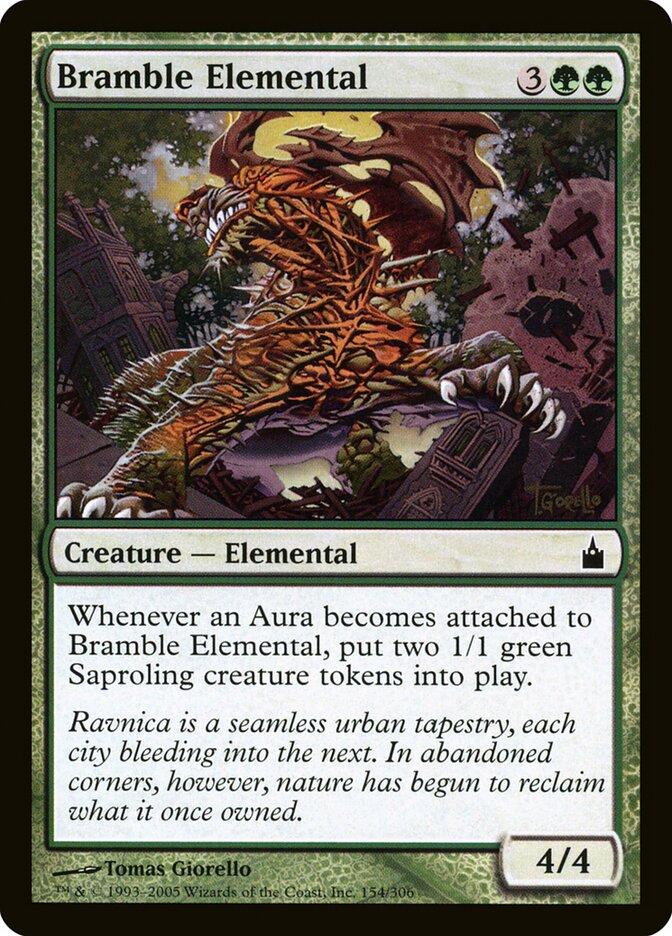 Élémental de ronces — Ravnica: City of Guilds 154/306