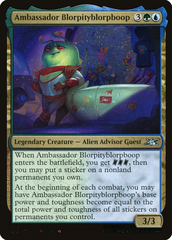 Ambassador Blorpityblorpboop — Unfinity 447/639