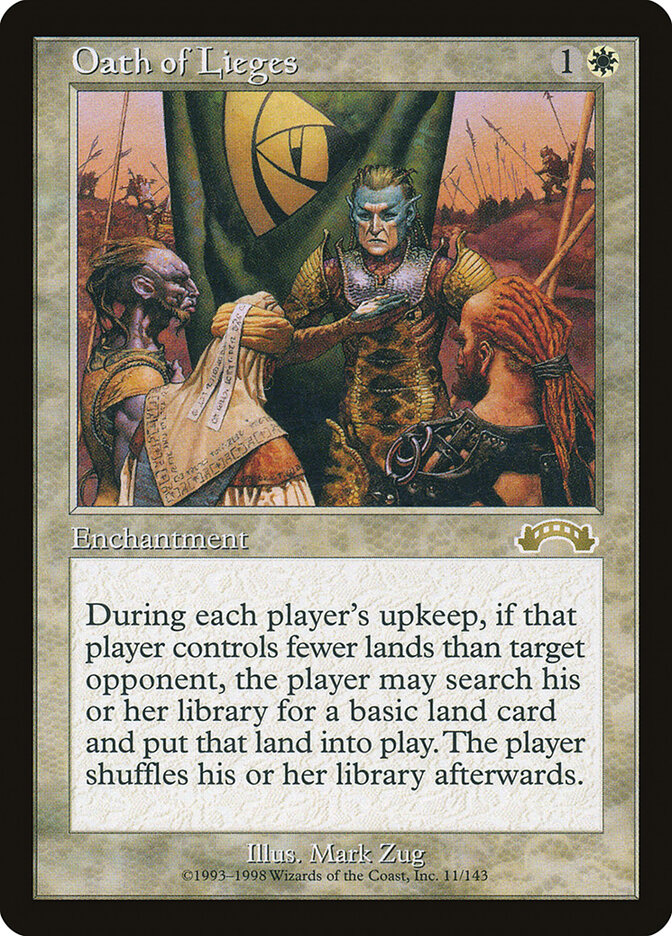Oath of Lieges — Exodus 11/143