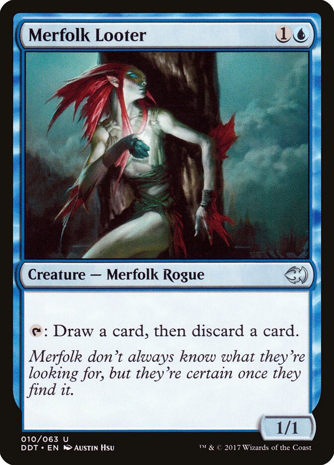 Merfolk Looter — Duel Decks: Merfolk vs. Goblins 10/63