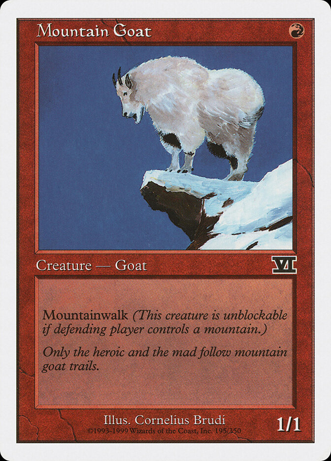 Mountain Goat — Classic Sixth Edition 195/351