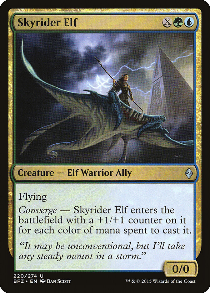 Skyrider Elf — Battle for Zendikar 220/299
