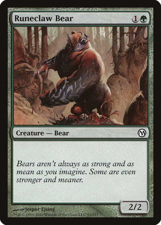 Runeclaw Bear — Duels of the Planeswalkers 82/113