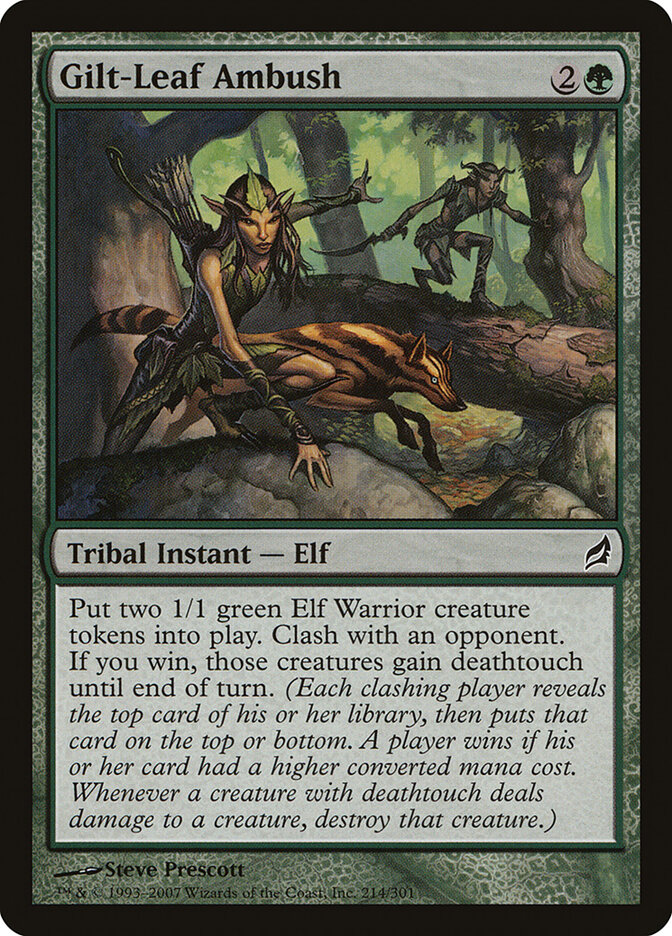 Gilt-Leaf Ambush — Lorwyn 214/301