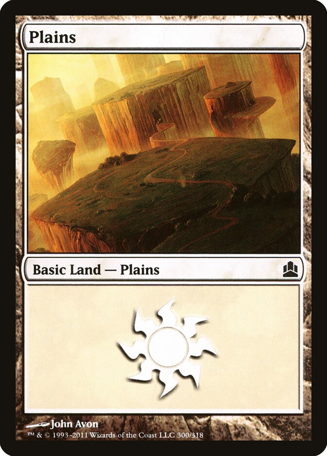 Plains — Commander 2011 300/318