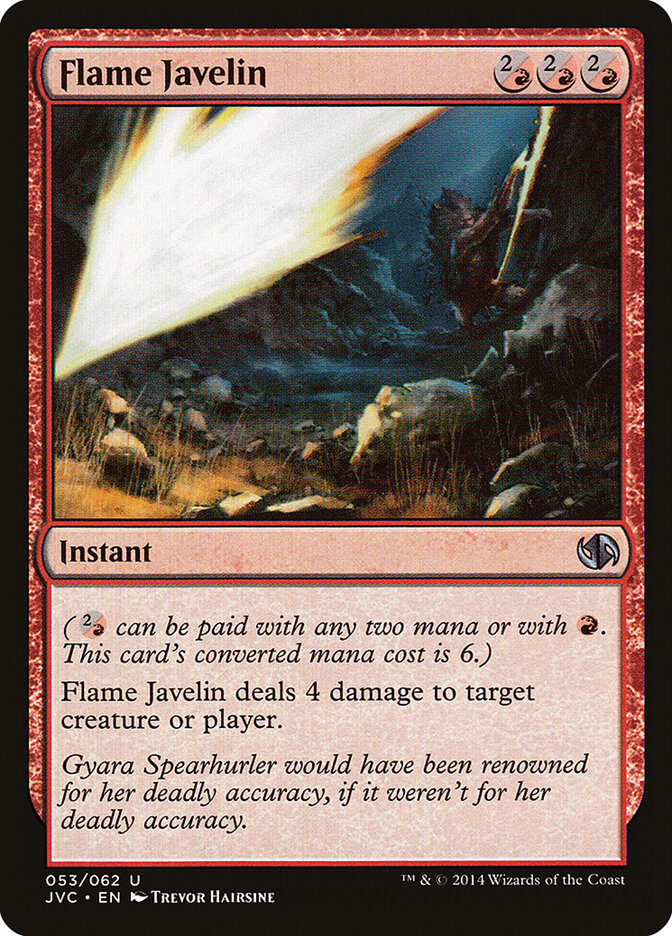 Flame Javelin — Duel Decks Anthology: Jace vs. Chandra 53/62