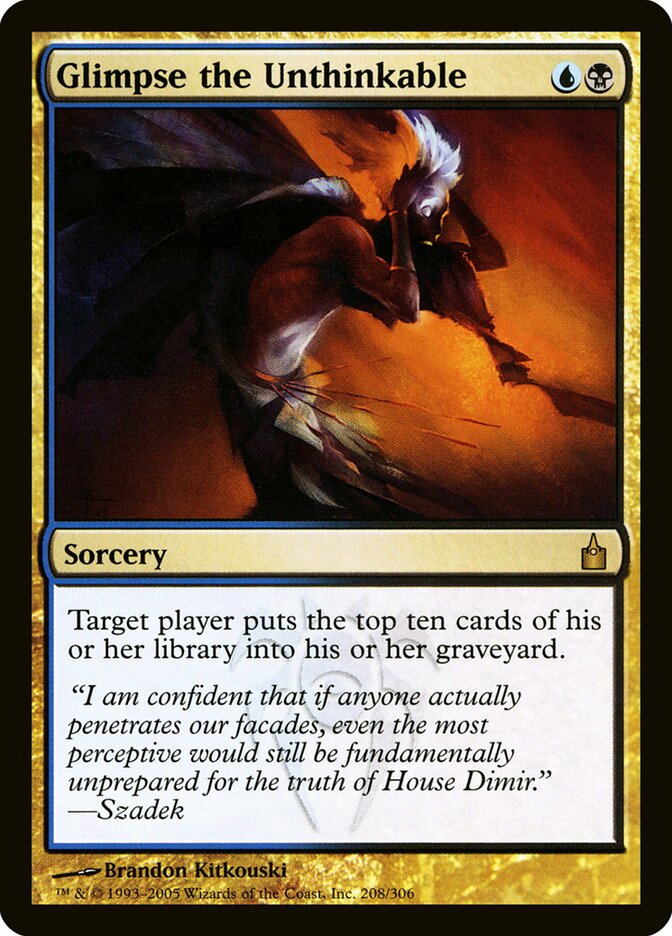 Glimpse the Unthinkable — Ravnica: City of Guilds 208/306