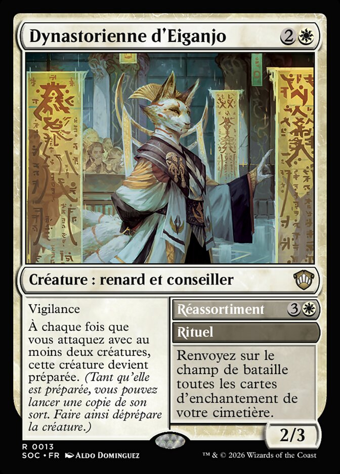 Dynastorienne d'Eiganjo // Replenish — Secrets of Strixhaven Commander 13/426