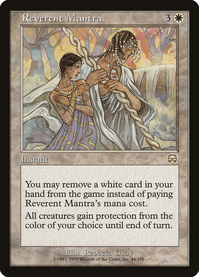 Reverent Mantra — Mercadian Masques 44/350