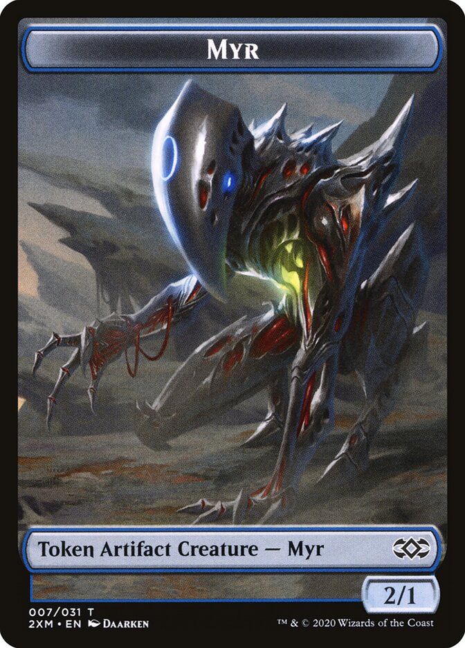 Myr — Double Masters Tokens 7/31