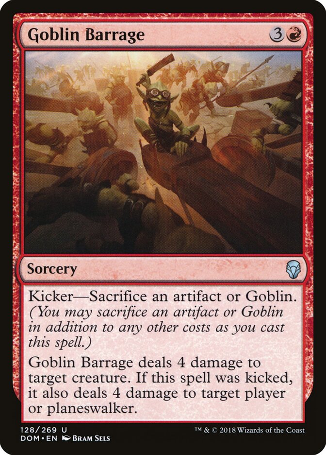 Barrage gobelin — Dominaria 128/280