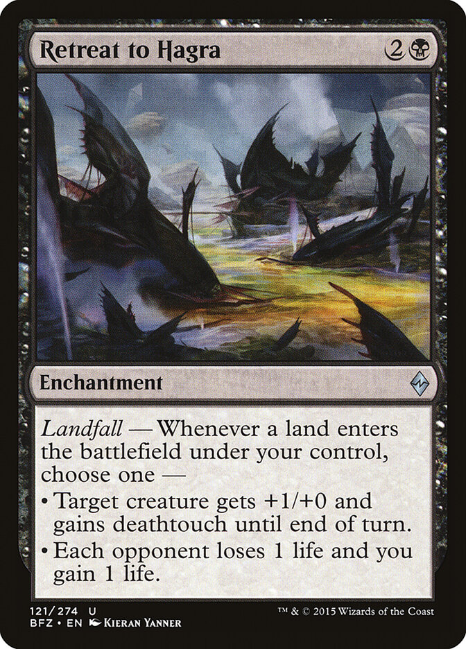 Repli vers Hagra — Battle for Zendikar 121/299