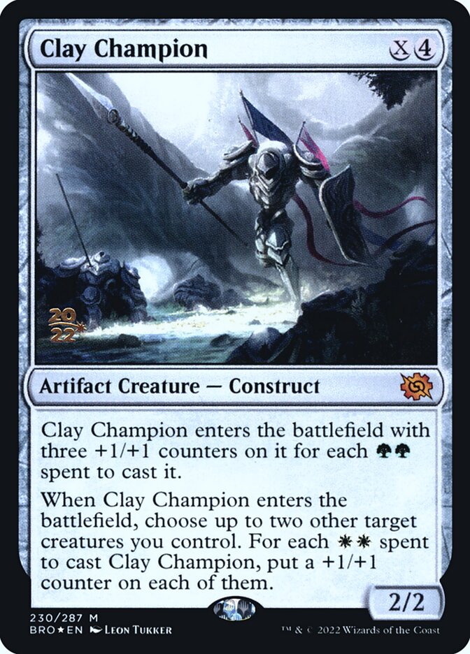 Clay Champion — The Brothers' War Promos 230s/171