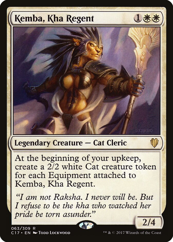 Kemba, Kha Regent — Commander 2017 63/309