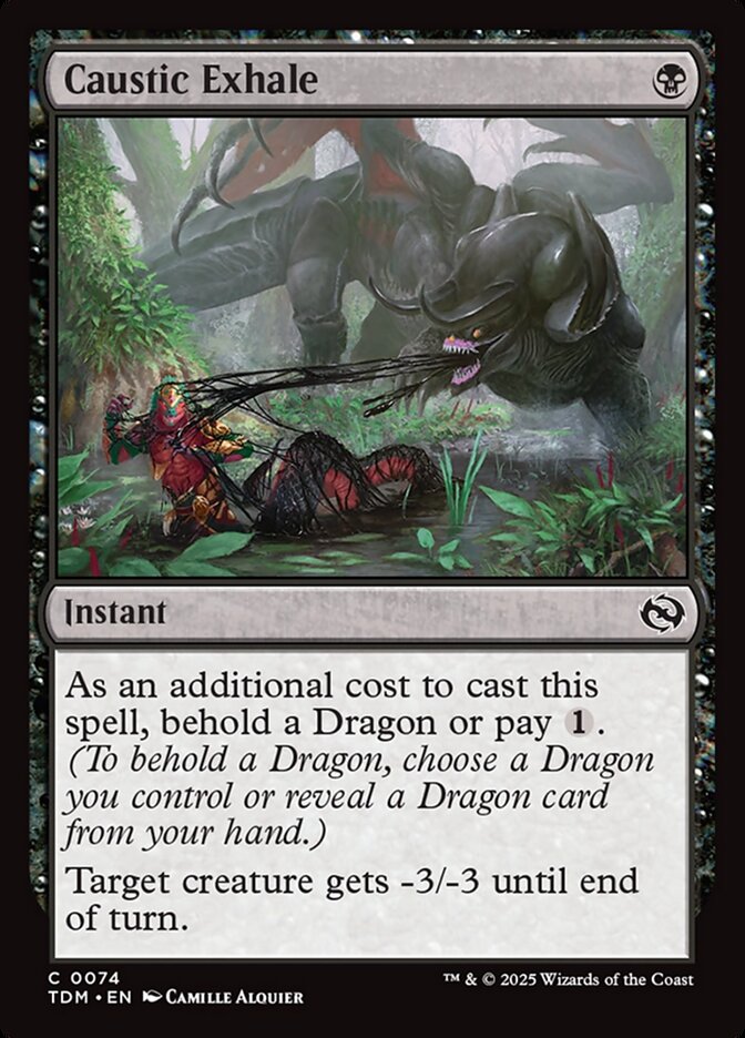 Caustic Exhale — Tarkir: Dragonstorm 74/427