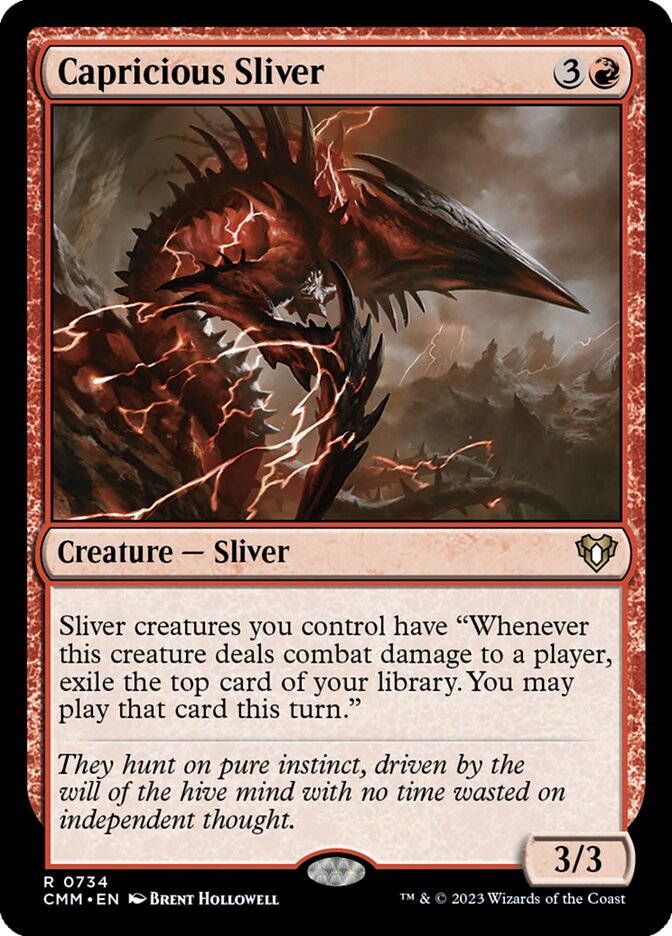 Capricious Sliver — Commander Masters 734/1067