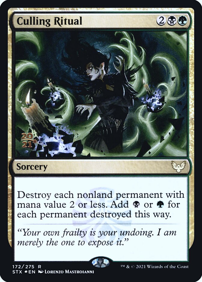Culling Ritual — Strixhaven: School of Mages Promos 172s/164